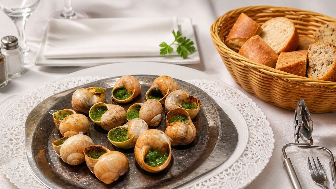 Escargots au beurre persillé