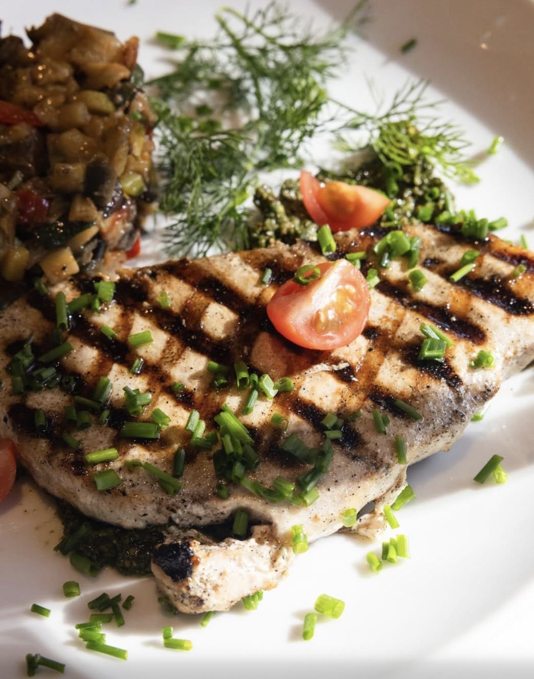 Steak de la mer grillé